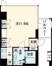 小田急小田原線 祖師ヶ谷大蔵駅 徒歩11分の賃貸マンション 6階1Kの間取り