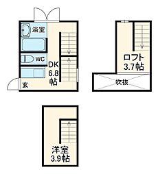 ＦＫ1128 1階1SDKの間取り