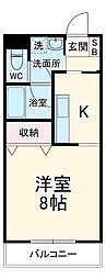 間取図画像 1K