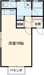 間取図画像 1K