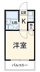 間取図画像 1K