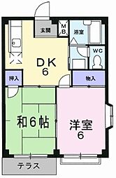 間取図画像 2DK