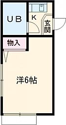間取図画像 1K