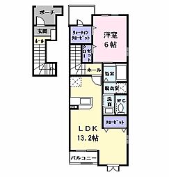 間取図画像 1LDK