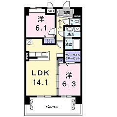 物件の間取り