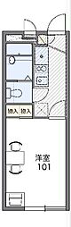 レオパレスヴィラヴェローナ 1Kの間取図画像