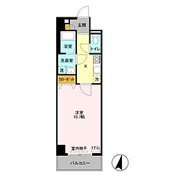つくばエクスプレス 万博記念公園駅 徒歩4分の賃貸マンション 1階1Kの間取り
