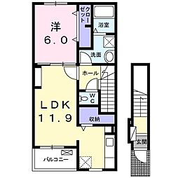 間取図画像 1LDK