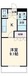 間取図画像 1K