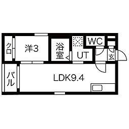 ＲＥＧＡＬＥＳＴ　　ｇｒａｎＳｏｕｔｈ 1階1LDKの間取り