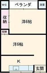 間取図画像 2K