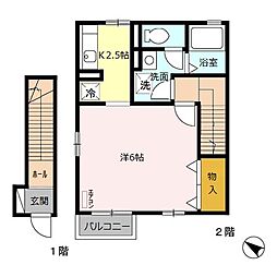 間取図画像 ワンルーム