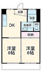 間取図画像 2DK