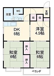 間取図画像 3DK