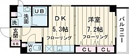 ステージグランデ江古田 3階1DKの間取り