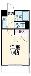 間取図画像 1K
