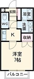 間取図画像 1K
