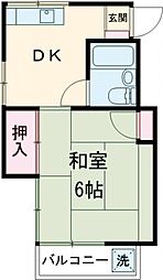 間取図画像 1DK