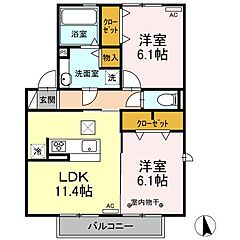 物件の間取り