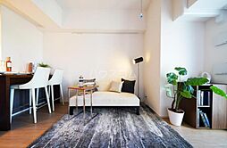 京王井の頭線 神泉駅 徒歩4分の賃貸マンション 8階1LDKのリビング/ダイニング