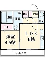 間取図画像 1LDK