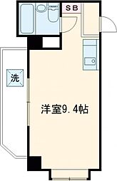 フジビル ワンルームの間取図画像