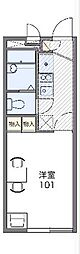 レオパレスＴ＆Ｓ 1階1Kの間取り
