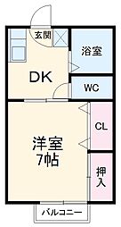 間取図画像 1DK