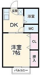 間取図画像 1DK