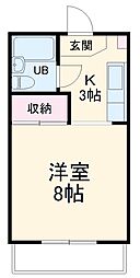 間取図画像 1K