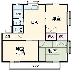 間取図画像 3DK