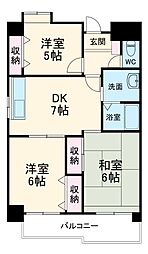 間取図画像 3DK