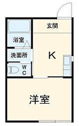 間取図画像 1K