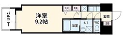 JR中央本線 大曽根駅 徒歩3分の賃貸マンション 5階1Kの間取り