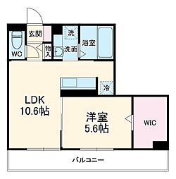 東急田園都市線 宮前平駅 徒歩17分の賃貸アパート 3階1LDKの間取り