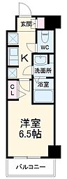 Ｎ‐ｓｔａｇｅ行徳 5階1Kの間取り