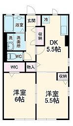 間取図画像 2DK