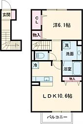 間取図画像 1LDK