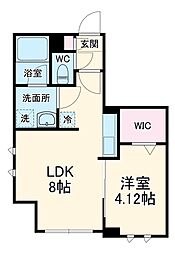 Ｒｅｆｉｎｏ 1階1LDKの間取り