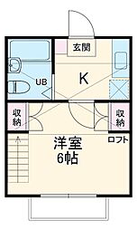 間取図画像 1K