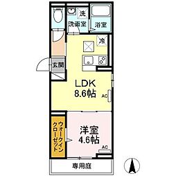 間取図画像 1LDK