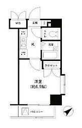 Ｔ＆Ｇ東池袋マンション 8階1Kの間取り