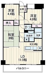 間取図画像 3LDK