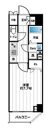 CRESTTAPP東十条 1Kの間取図画像