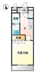 間取図画像 1K
