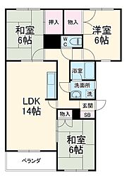 間取図画像 3LDK