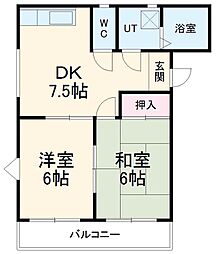 間取図画像 2DK