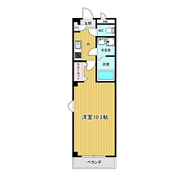 HAST有松 1Kの間取図画像