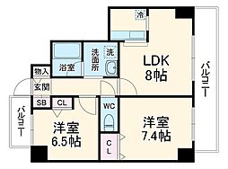 コンフォールエスティオ 2階