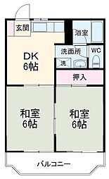 間取図画像 2DK